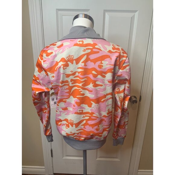 Adidas x Missy Elliott Respect Me Orange & Pink Camo Zip-Up Track Jacket, Size L - Picture 5 of 6